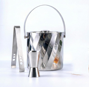High-Quality Stainless Steel <b>Ice</b> <b>Bucket</b> | Double-Walled Vacuum <b>Insulated</b> SS <b>Ice</b> Box with Swing Handle for Bar & Home - Product Image 6