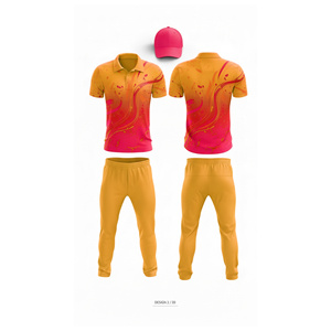 Breathable Polyester Sublimation <b>Cricket</b> Uniform Custom | Men Women Youth <b>Cricket</b> Wears Polo Shirt and Trouser Full Team Outfit - Product Image 4