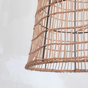 Meilleur fournisseur de lampes suspendues en bambou et rotin, luminaire tissé à la main pour la conception d'hôtels - Product Image 2