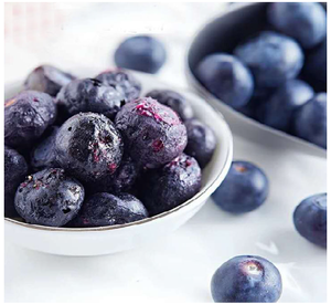 Tranches de Myrtilles Biologiques Lyophilisées en Vrac, Poudres de Fruits Naturels Acidulés, Collation Croustillante pour Smoothies, Pâtisseries, Céréales, Emballage Sous Vide - Product Image 1