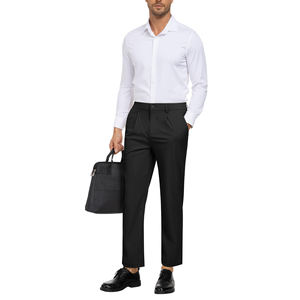 กางเกงกอล์ฟผ้าแคนวาสน้ำหนักเบาแบบสั่งทำพิเศษ ดีไซน์ยอดนิยม ขายส่ง มีกระเป๋าข้าง ผลิตจากโพลีเอสเตอร์ ขนาดสั่งทำได้ กางเกงกอล์ฟผู้ชาย - Product Image 4