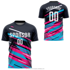 Camiseta de Fútbol Sublimada Personalizada de Alta Calidad y Tendencia para Adultos, Secado Rápido, Transpirable, Cuello Redondo - Product Image 6
