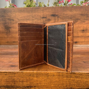 Nueva y elegante Cartera de cuero genuino para hombre con tarjetero, monedero corto, carteras con cremallera, carteras estándar informales para hombre - Product Image 6