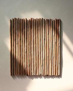 Pailles à boire en bambou naturel pour cocktails, jus, cafés, bars, hôtels - Longueur 200 mm, pailles jetables écologiques - Product Image 2