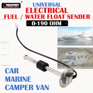 Remitente de nivel de tanque de agua y combustible eléctrico Universal de 250mm y 9,84 pulgadas, nuevo Sensor de nivel de flotador de 0 190 Ohm para barco marino CamperVan - Product Image 2
