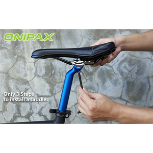 Tubo de Sillín de Bicicleta ONIPAX de Aluminio Forjado de 400 mm y 27,2 mm en Negro, 344 g - Product Image 3