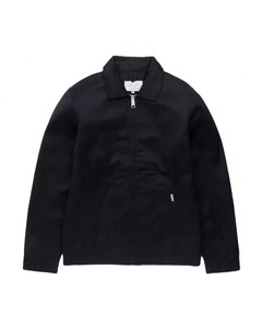 Chaqueta de trabajo de lona gruesa personalizada para hombre, estilo vintage de alta calidad con bordado. - Product Image 1