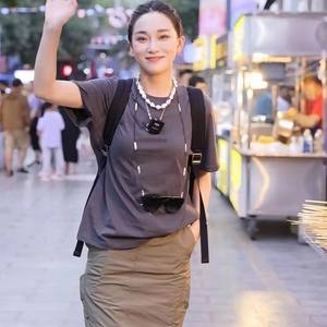 สร้อยคอมุกแท้สไตล์บาโรก จูจี้ ทัมซุย ประดับคริสตัลสีดำทรงแหลม แถบยาวเล็ก สีเงิน  เครื่องประดับ - Product Image 4