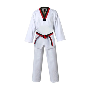 Uniforme de Taekwondo Hecho a Medida, Dobok Blanco de Alta Calidad, Traje de Entrenamiento de Artes Marciales para Marcas de Marca Privada - Product Image 1