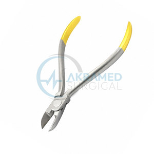 Pince coupante robuste pour fils orthodontiques, outil dentaire en acier inoxydable pour extrémités distales - Product Image 3
