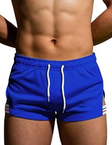 Pantalones cortos deportivos para hombre con entrepierna de 3 pulgadas, abertura grande y sin forro - Product Image 6