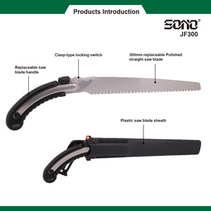Sierra de mano profesional de hoja recta SONO JF300 con hoja reemplazable de cambio rápido y mango ergonómico universal - Product Image 2