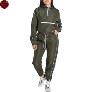 Women Windbreaker Nylon Tracksuit <b>Set</b> 2 <b>Piece</b> <b>Set</b> Lightweight <b>Mesh</b> Lining Waterproof Breathable Windbreaker Tracksuits <b>Set</b> - Product Image 2
