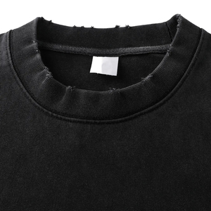 Camisetas de Algodón Peinado al por Mayor de Fábrica, Camisetas de Cuello Redondo de Alta Calidad para Hombre, con Opción de Logotipo Personalizado - Product Image 3