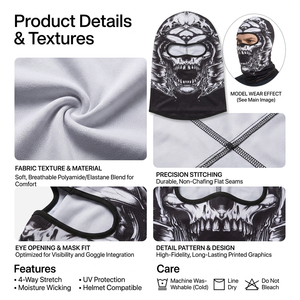 Custom Graphic Face <b>Wrap</b> Ice Silk Cooling Hood Lightweight Headgear Custom Logo Outdoor Sports Motorcycle Riding Beach Fishing - Product Image 6