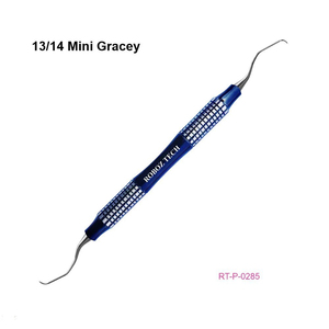 Curette dentaire manuelle ergonomique 3/4 mini Gracey en acier inoxydable par Roboz Tech Pakistan - Product Image 6