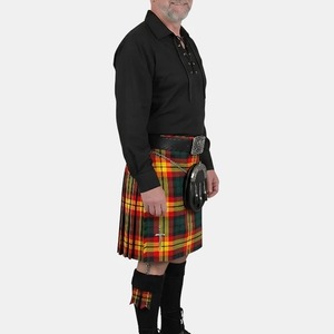 Mens Scottish Jacobite Ghillie Kilt <b>Shirts</b> Pirate <b>Shirt</b> Steampunk Renaissance Medieval <b>Gothic</b> Victorian Halloween Costume - Product Image 1