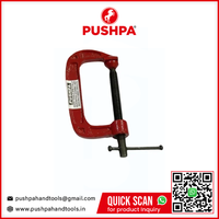 Abrazadera en G de Alta Presión, Resistente, de Hierro Fundido, con Mango Ergonómico de Acero, para Bricolaje, OEM, Construcción y Fabricación
