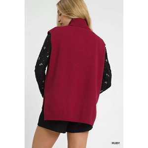 Umgee Pull sans manches à col roulé pour femme - Product Image 4