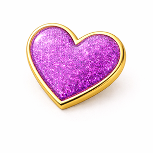 Insignias de metal esmaltado con forma personalizada para niñas, pequeños pines de solapa con forma de corazón - Product Image 2