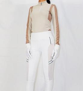 Leggings de Equitación de Alta Calidad para Mujer, Spandex/Poliéster/Nailon, Antideslizantes, al por Mayor, Colores y Logotipo Personalizables - Product Image 3