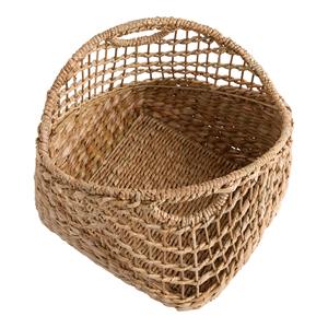 Cesta de Almacenamiento Hecha a Mano de Jacinto de Agua y Ratán con Tejido Abierto Solis, Venta al por Mayor, Ecológica, Hecha en Vietnam - Product Image 4