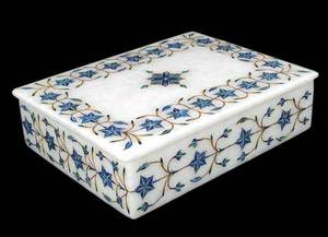 Boîtes à bijoux en marbre blanc de forme octogonale, 100% pur, de qualité supérieure, faites à la main, pour cadeaux d'affaires et décoration intérieure, fournisseur - Product Image 5