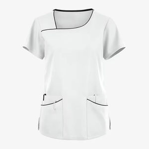 Nouveaux modèles d'uniformes d'infirmière, tenues médicales, designs pour usines alimentaires, blouses de laboratoire pour scientifiques et médecins, chemises de travail personnalisées en toile et élasthanne, livraison rapide - Product Image 6