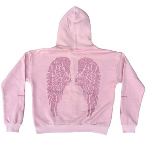 Pink <b>Gothic</b> Pullover <b>Hoodie</b> Women's Zippered Sweatshirt Cross Print Graphic Design Breathable Eco-Friendly 3D Printed Autumn - Product Image 3