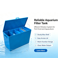 Système de filtration pour petit bassin à carpes koï et système de stockage temporaire, système de recirculation d'eau pour usage en pisciculture, en PP de qualité alimentaire
