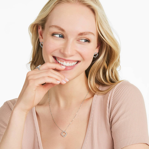 ต่างหูเงินแท้ 925 ประดับเพชรโมอิสซาไนต์ทรงกลม เงางาม หรูหรา สง่างาม เหมาะเป็นของขวัญสุดพิเศษสำหรับวันครบรอบแต่งงาน - Product Image 5