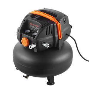 Compressore d'aria portatile da 6 galloni, 1.7HP, 2.3CFM a 90PSI, senza olio, per pneumatici, con pressione massima di esercizio di 150PSI - Product Image 1