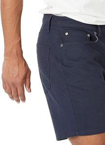 Pantalones Cortos de Mezclilla Elásticos de Color Azul Marino, Ajustados, Tipo Jogger, Hasta la Rodilla, de Secado Rápido - Product Image 5