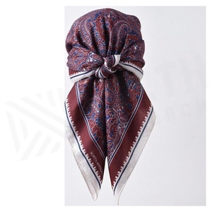 Women's Square <b>Silk</b> <b>Scarf</b> Floral Print Elegant Multi-Functional Fashion Accessory All Seasons - Product Image 2
