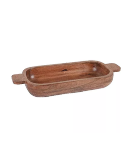 Bol à pâte en bois rustique style ferme, prix le plus bas, décoration et cadeaux pour Noël - Product Image 3