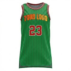 Custom Yellow Striped Basketball Jersey Sublimated Print Number 23 Unisex Tank <b>Top</b> Adult Size Breathable Polyester - Product Image 2