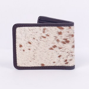 Portefeuille bifold en cuir véritable pour hommes et femmes, fait main, en cuir de vachette, fin, pliable, avec porte-cartes et poche à monnaie - Product Image 2