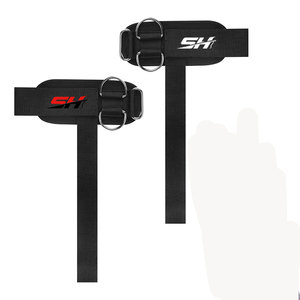 Sangles de levage professionnelles avec support de poignet réglable pour entraînement de soulevé de terre et développement musculaire – Prix bas - Product Image 1