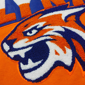 Newly Men's Customized Chenille Patches Solid <b>Work</b> 100% Cotton <b>Fleece</b> Breathable Pullover Raglan Sleeves Zip Hoodie Sweatshirt - Product Image 4