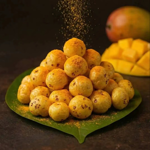 Roasted & Flavoured Makhana Fox Nuts Mango Tangy Fruit-Flavoured Healthy <b>Snack</b> Made in India 90 Gms Pack - Product Image 1
