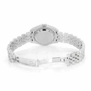 Luxury Fully Iced Out Moissanite Business <b>Watch</b> Pink Dial Automatic <b>Mechanical</b> ETA Movement Stainless Steel Wristwatch - Product Image 2