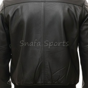 Veste en cuir pour homme, design personnalisé, fabrication OEM, fournisseur en gros, qualité supérieure, produit en cuir de mode pour l'exportation - Product Image 5