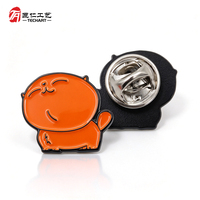 Badge personnalisé en émail souple, motif sport volleyball, animal de dessin animé, pour cadeau promotionnel et vente en gros