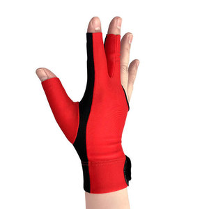 Professional Billiards Gloves Pool Glove Breathable Smooth Cue Glove Non Slip Lightweight Quick Drying Hook Loop Closure Custom - Product Image 1