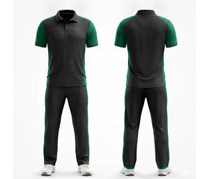 Uniforme de cricket personnalisé écologique fabriqué avec un tissu polyester haute performance, maillot et pantalon durables en sublimation - Product Image 5