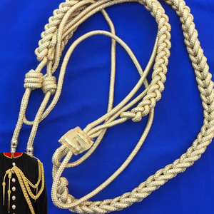 Gold <b>Braided</b> Metallic <b>Cord</b> Bullion Wire Aiguillette for Uniform Garment - Product Image 5
