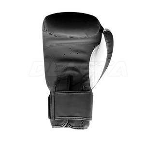 Gants de boxe en cuir véritable avec logo personnalisé, pour jeunes, à doigts entiers - Product Image 4