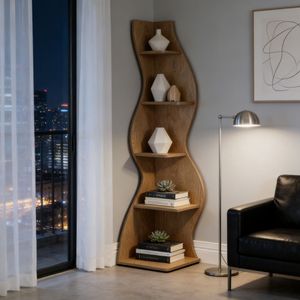Libreria Alta Elegante per Casa o Ufficio, Soluzione di Archiviazione Versatile - Product Image 1