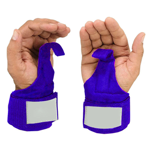 <b>Weight</b> <b>Lifting</b> Wrist Hooks Straps with Neoprene Padding for Heavy Pull Exercises Adjustable Strength Workout Hooks Straps - Product Image 3