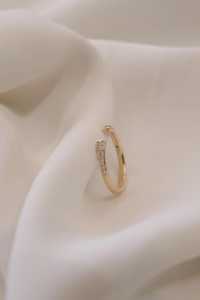 Wholesale Open <b>Gap</b> Lab Grown Diamond Stackable Ring Dainty Tapered Luxury Elegant Wedding Bands Factory Price 14K 18K Solid Gold - Product Image 4